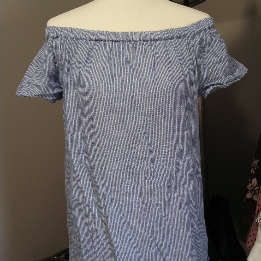 Off the shoulder beach dress